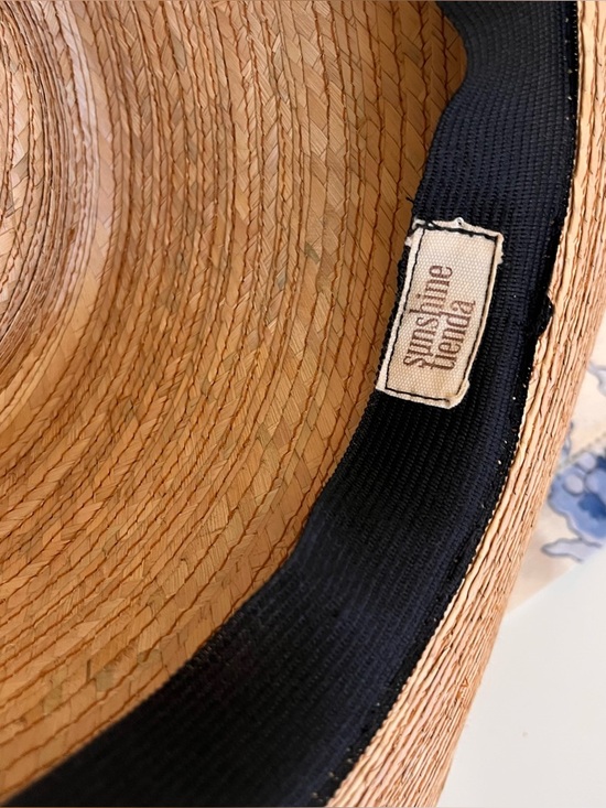 Sunshine Tienda Berta Palm Woven Straw Sun Hat with Multicolor Band main image 8